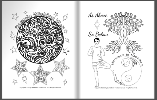 The World of Mindful Coloring: Meditate in Color with Positive Affirmations