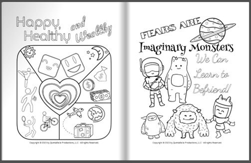 The World of Mindful Coloring: Meditate in Color with Positive Affirmations