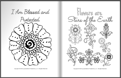 The World of Mindful Coloring: Meditate in Color with Positive Affirmations