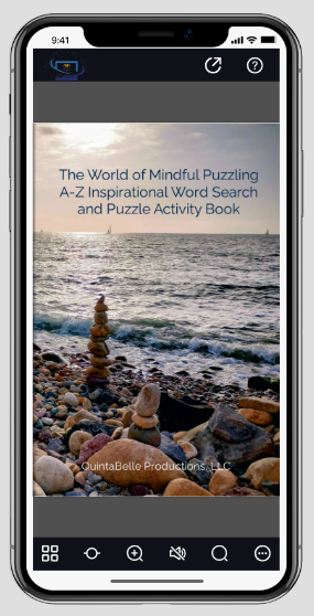 Digital Download - The World of Mindful Puzzling: A-Z Inspirational Word Search and Puzzle Activity Book